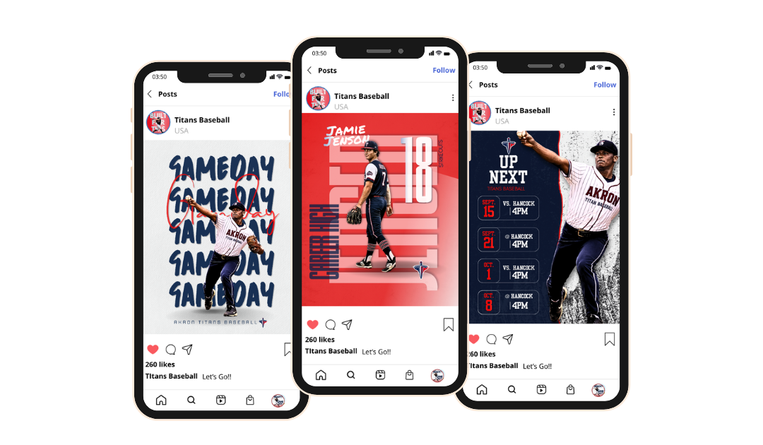sports team social media ideas for game day player spotlights recruiting and senior night