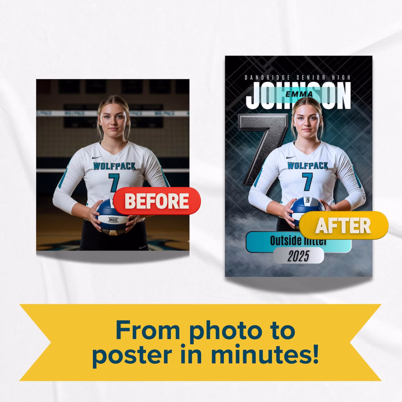Volleyball Templates Bundle | Canva Team Templates + Toolkit - Image 7