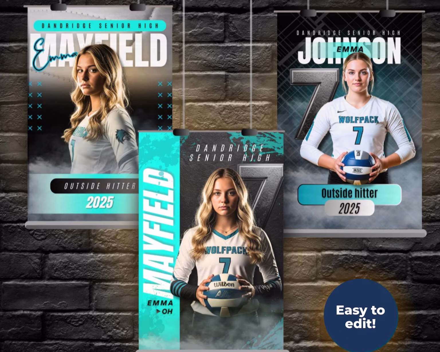 Volleyball Templates Bundle | Canva Team Templates + Toolkit - Image 5