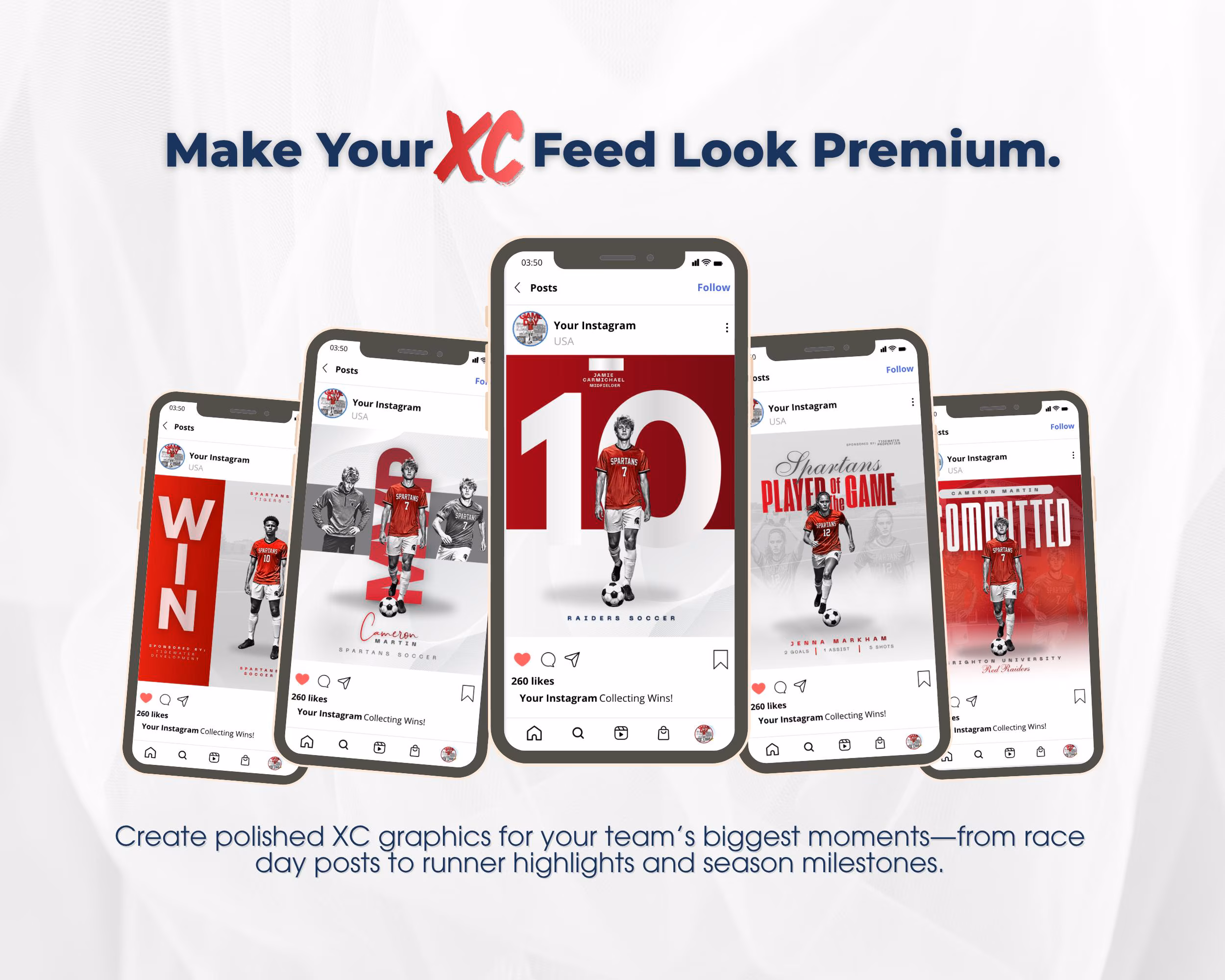 Cross Country Season Starter Bundle | Canva Templates for XC Teams - Image 7